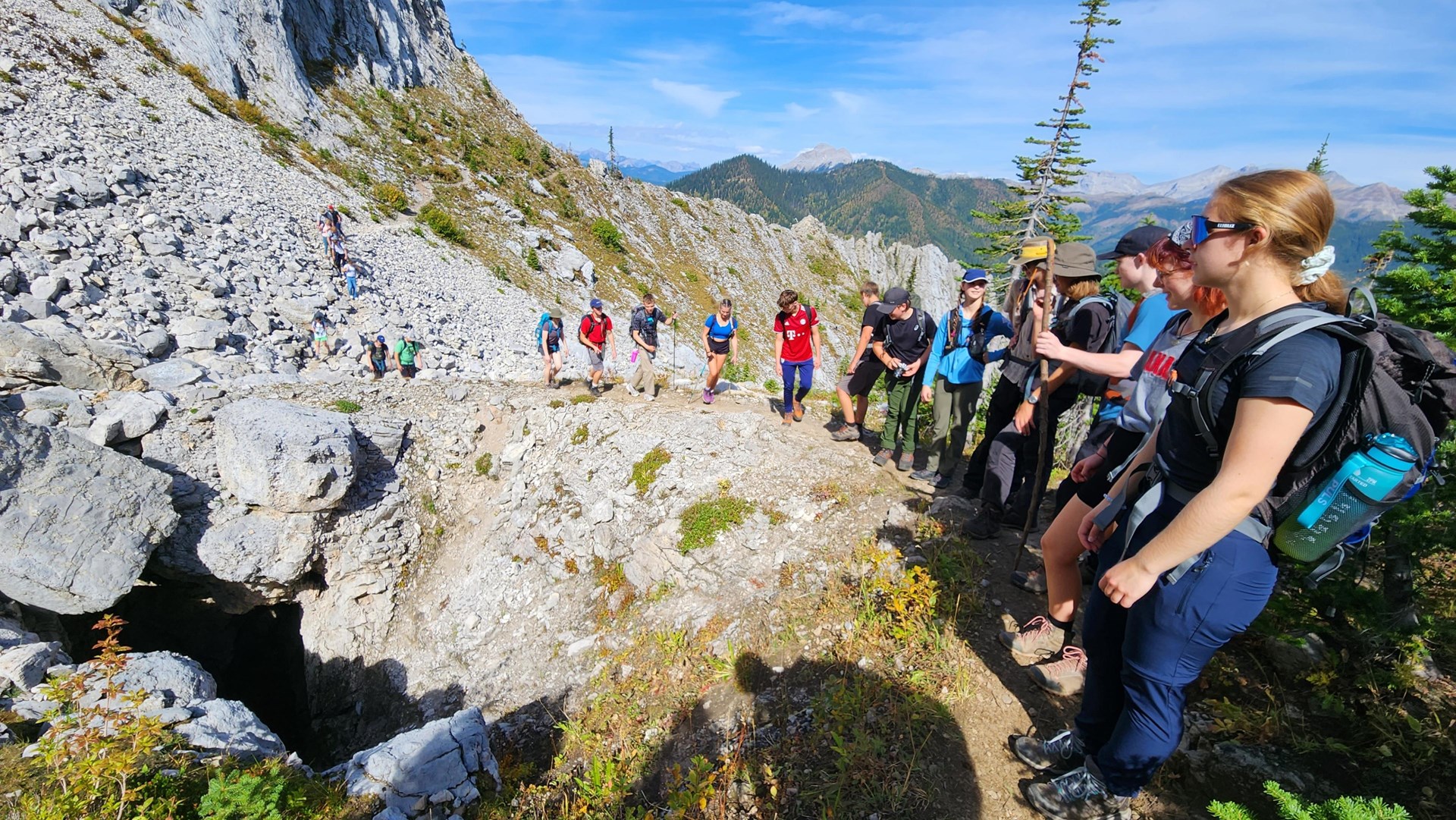 The Outdoor Education Class from Mount Baker hiked Old Growth and Spineback trails in Fernie