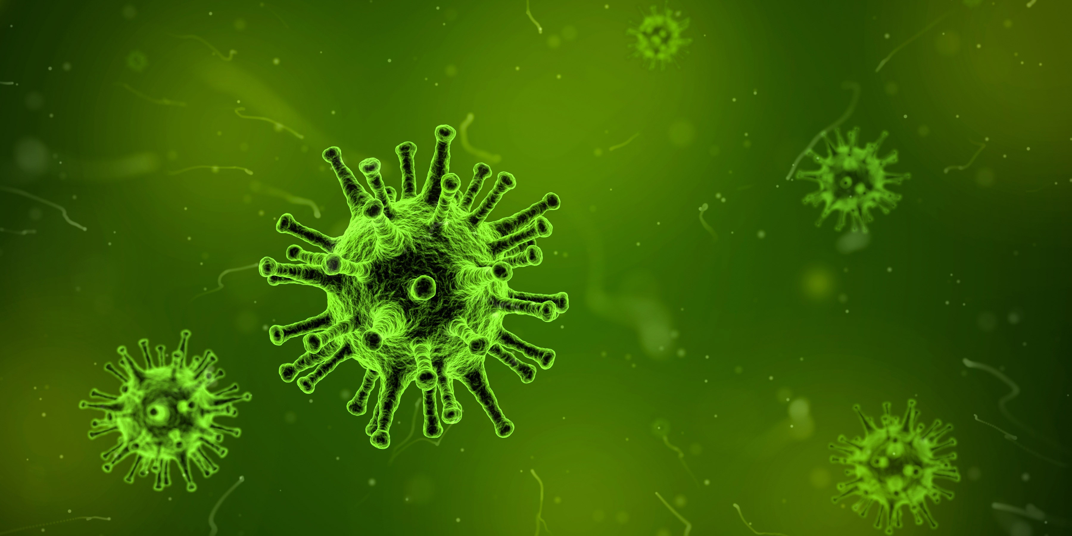 virus-cells-in-green-dye