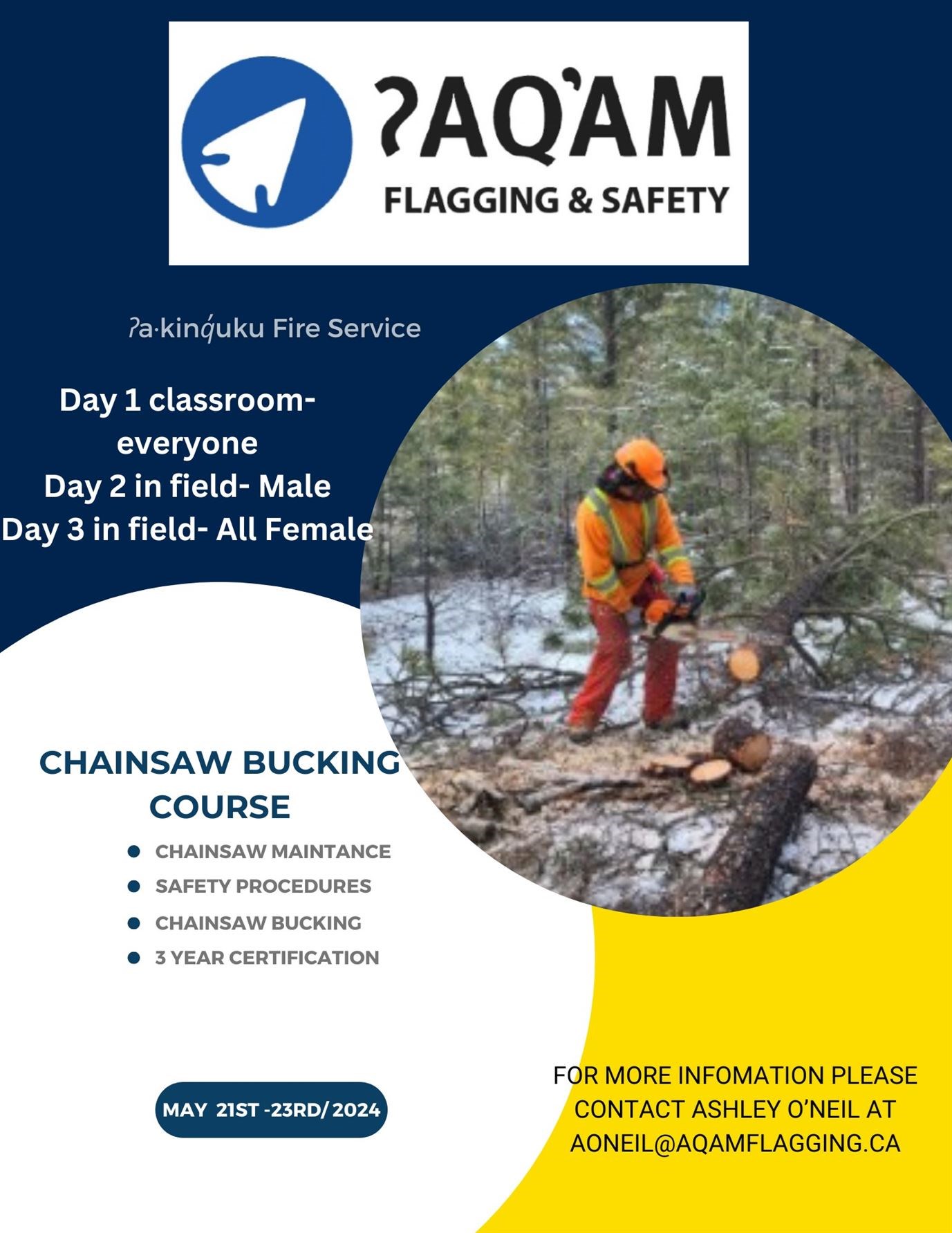Chainsaw Bucking Course